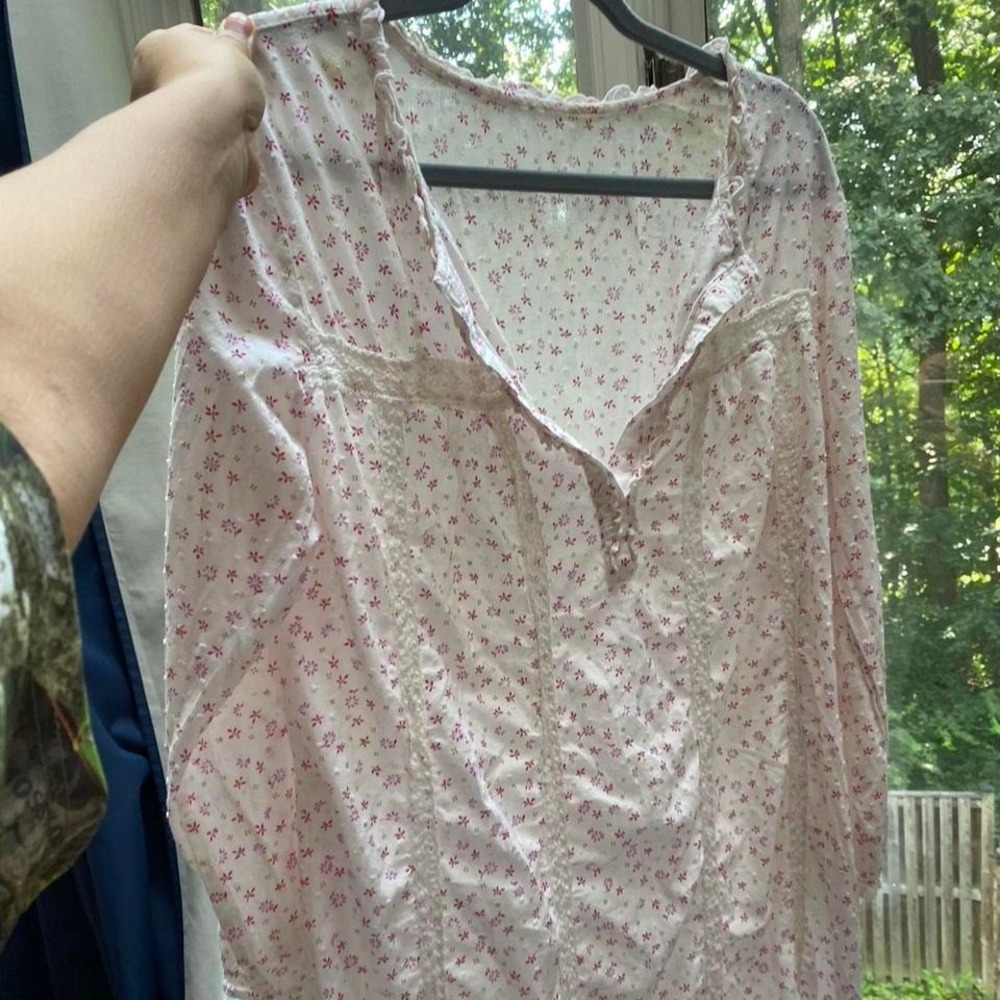 VINTAGE Wacoal Japanese blouse NO SIZE I would say medium-large